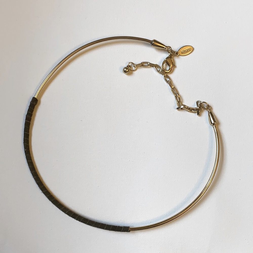 Chico’s brand gold choker necklace